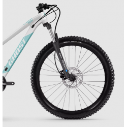 Rower górski GHOST LANAO 27.5 Youth pearl white crystal / blue green glossy 2025
