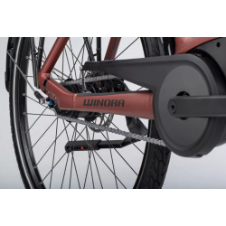 Rower elektryczny Winora Tria N8f eco aksamitny czerwony mat 2023