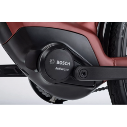 Rower elektryczny Winora Tria N8f eco aksamitny czerwony mat 2023