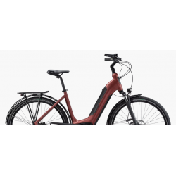 Rower elektryczny Winora Tria N8f eco aksamitny czerwony mat 2023