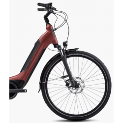 Rower elektryczny Winora Tria N8f eco aksamitny czerwony mat 2023