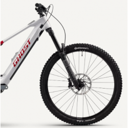 Rower elektryczny GHOST  E-RIOT CF ADVANCED biało / czerwony 2024