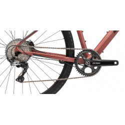 Rower gravel GHOST ASKET ADVANCED AL rusted dark red / black matt 2025