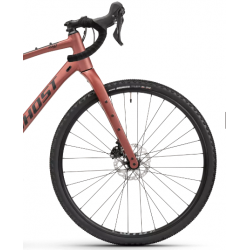 Rower gravel GHOST ASKET ADVANCED AL rusted dark red / black matt 2025