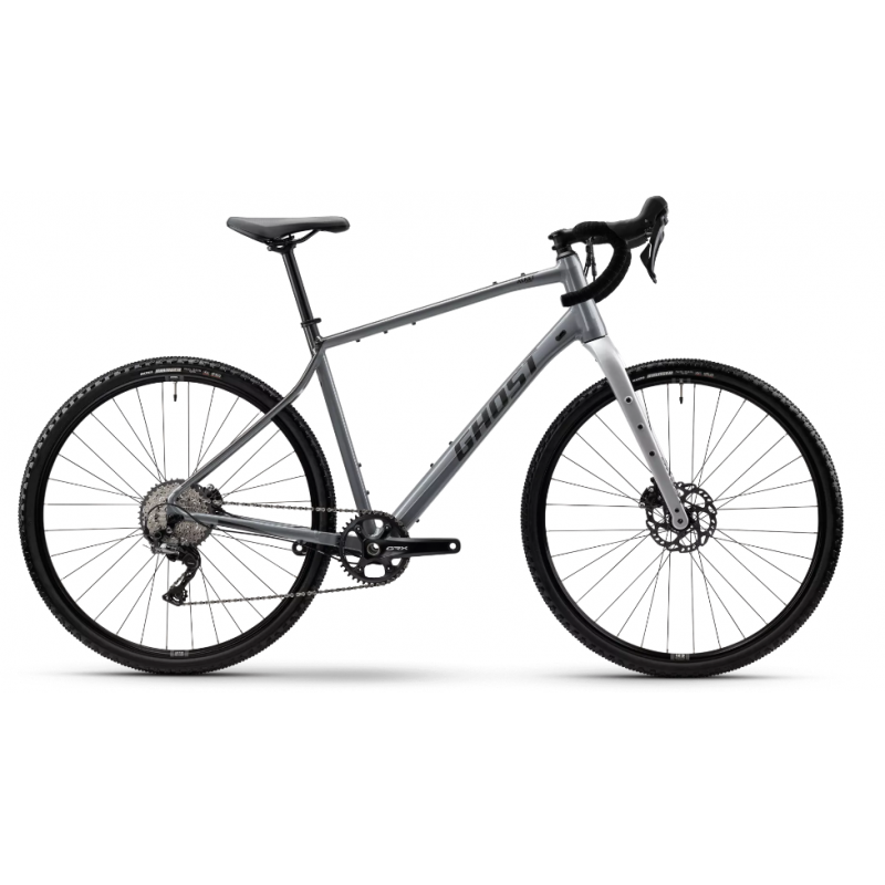 Rower gravel GHOST Asket Advanced AL jasny szary 2025