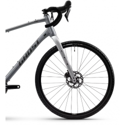 Rower gravel GHOST Asket Advanced AL jasny szary 2025