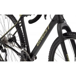 Rower gravel GHOST ASKET ESSENTIAL AL black / light kaki matt 2025
