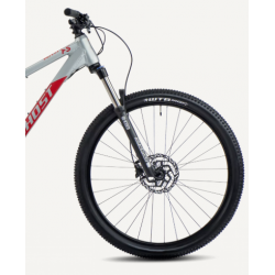 Rower górski GHOST Kato FS 29 pearl light grey / riot red matt 2025