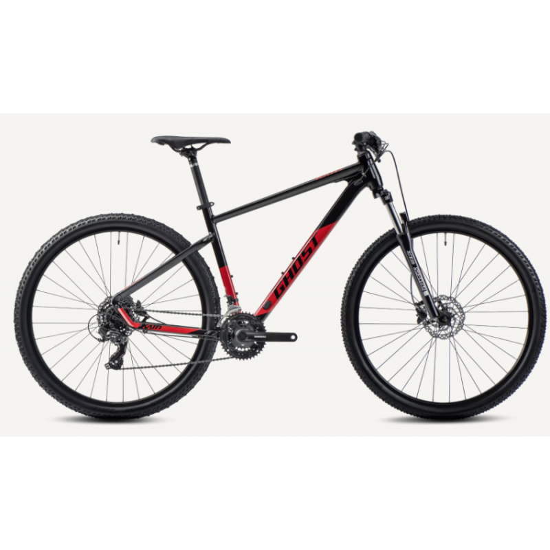 Rower górski GHOST Kato 29 AL black / riot red glossy 2025