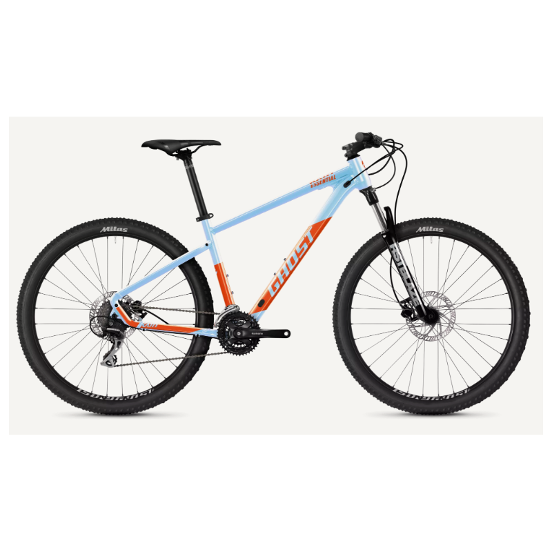 Rower górski GHOST Kato Essential 27.5 AL pearl baby blue / dark orange glossy 2024