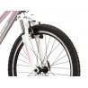 Kross Lea Jr 2.0 2021 Srebrny - Różowy - Biały Mat Rower Młodzieżowy 24"
