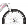 Kross Lea Jr 2.0 2021 Srebrny - Różowy - Biały Mat Rower Młodzieżowy 24"