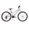 Kross Lea Jr 2.0 2021 Srebrny - Różowy - Biały Mat Rower Młodzieżowy 24"