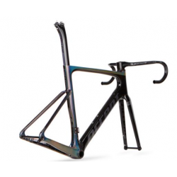 Rama szosowa ACCENT Cyclone Carbon Disc cosmic black (rama, widelec, kierownica, stery, wspornik siodła) 142x12mm 100x12mm