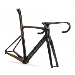 Rama szosowa ACCENT Cyclone Carbon Disc cosmic black (rama, widelec, kierownica, stery, wspornik siodła) 142x12mm 100x12mm