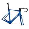 Rama szosowa ACCENT Cyclone Carbon Disc niebieski (rama, widelec, kierownica, stery, wspornik siodła)142x12mm 100x12mm