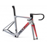 Rama szosowa ACCENT Cyclone Carbon Disc racing grey (rama, widelec, kierownica, stery, wspornik siodła)142x12mm 100x12mm