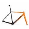 Rama przełajowa ACCENT CX-ONE Carbon tygrysi pomarańcz (rama, widelec, stery, wspornik siodła)142x12mm 100x12mm