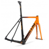 Rama przełajowa ACCENT CX-ONE Carbon tygrysi pomarańcz (rama, widelec, stery, wspornik siodła)142x12mm 100x12mm