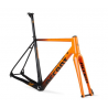 Rama przełajowa ACCENT CX-ONE Carbon tygrysi pomarańcz (rama, widelec, stery, wspornik siodła)142x12mm 100x12mm