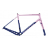 Rama gravel ACCENT Freak Carbon v.2 grantowy / różowy (rama, widelec, stery)142x12mm 100x12mm