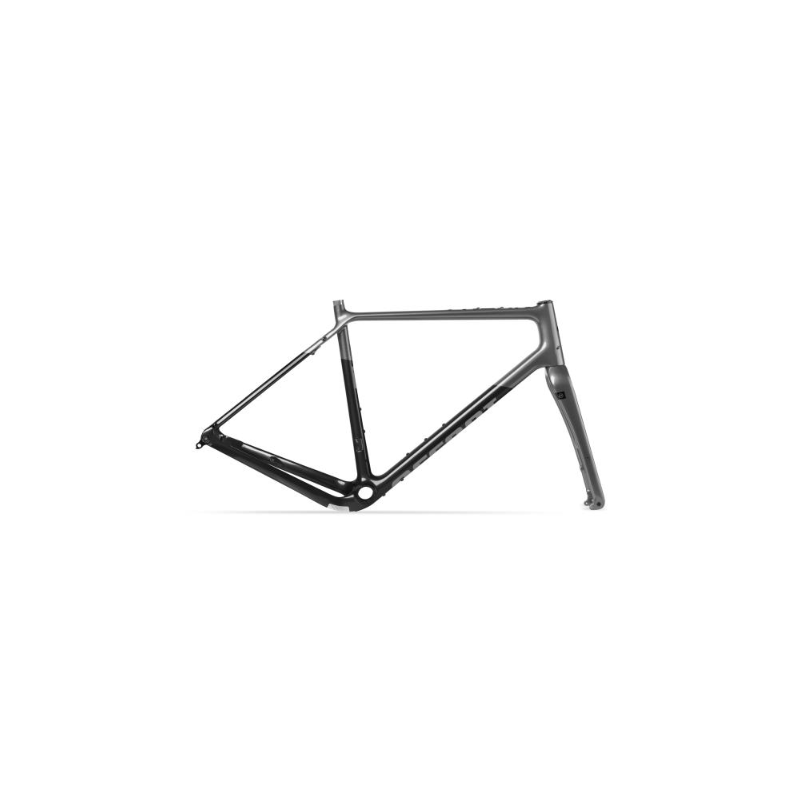 Rama gravel ACCENT Freak Carbon v.2 czarny / szary (rama, widelec, stery)142x12mm 100x12mm