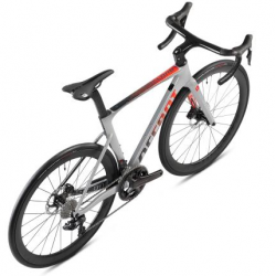 Rower szosowy ACCENT CYCLONE DISC ULTEGRA Di2 racing gray 2024 + eBon 250