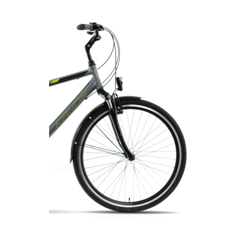 Rower trekkingowy KANDS 28 TRAVEL-X MĘSKI grafitowo-seledynowy 2022