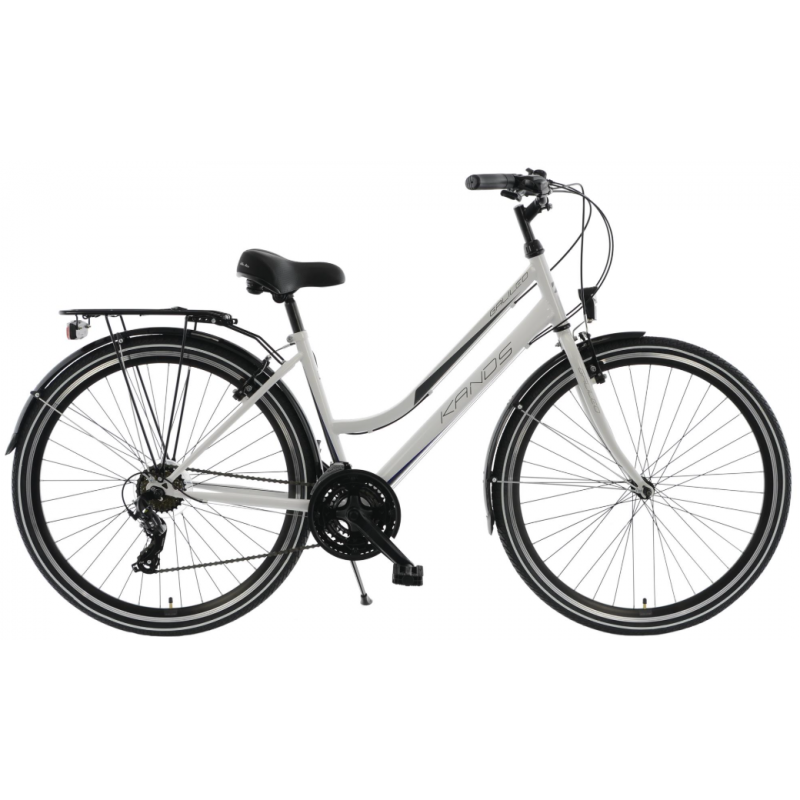 Rower trekkingowy KANDS 28 GALILEO DAMSKI biało-niebieski 2023