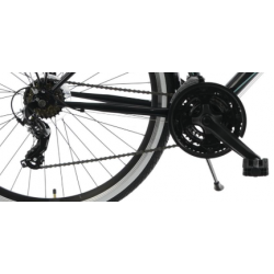 Rower trekkingowy KANDS 28 GALILEO DAMSKI czarno-błękitny 2023