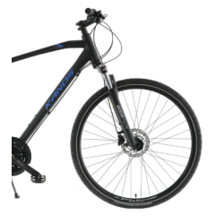 Rower crossowy KANDS 28 AVANGARDE DEORE czarny / niebieski 2023