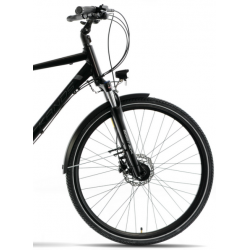 Rower trekkingowy KANDS 28 ELITE PRO ALIVIO V3 czarno-bordowy 2023