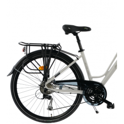 Rower trekkingowy KANDS 28 ELITE PRO ALIVIO V3 biały 2024