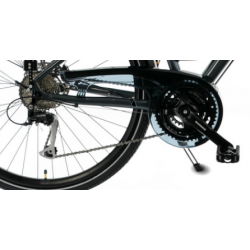 Rower trekkingowy KANDS 28 ELITE PRO ALIVIO V3 Damski grafitowo-błękitny 2023