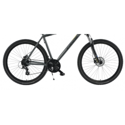 Rower crossowy KANDS 28 CANAVARO garafitowy / żółty mat