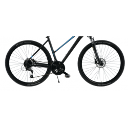 Rower crossowy KANDS 28 CANAVARO grafitowy / błękitny 2023
