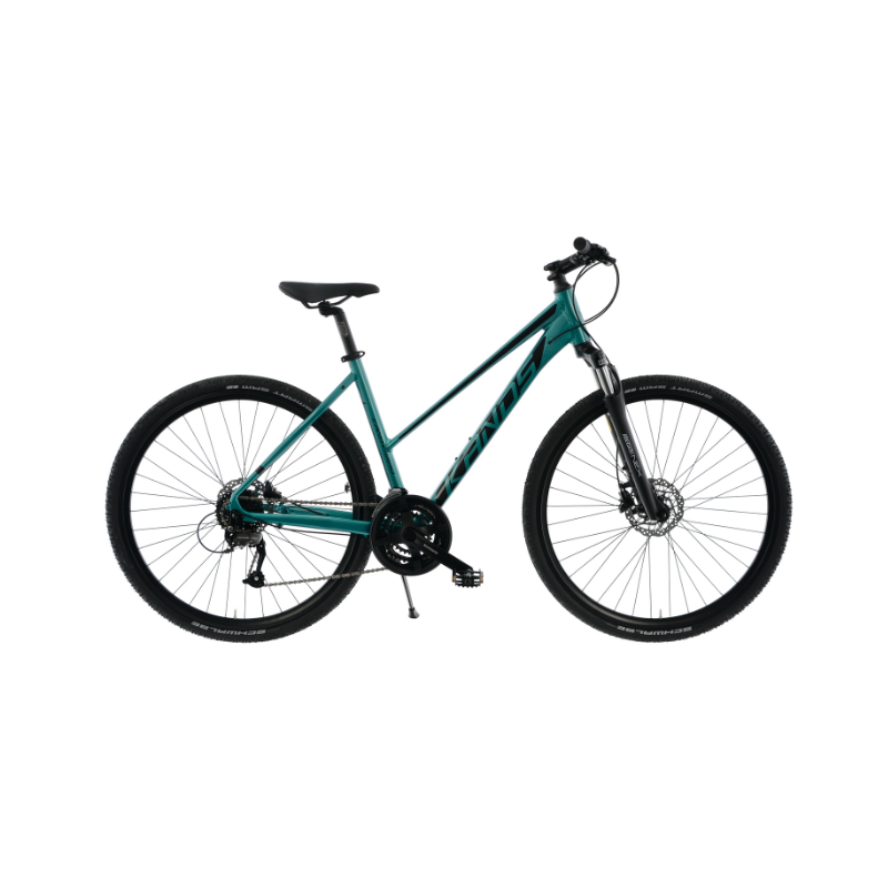 Rower crossowy KANDS 28 CANAVARO turkusowy połysk 2023