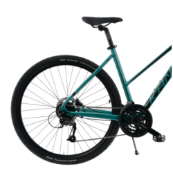 Rower crossowy KANDS 28 CANAVARO turkusowy połysk