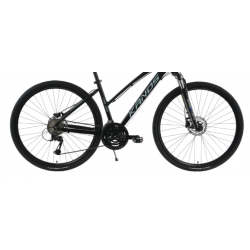 Rower crossowy KANDS CRS 1200 AM czarny / błękitny mat 2023