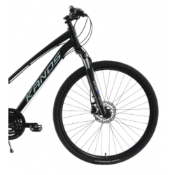 Rower crossowy KANDS CRS 1200 AM czarny / błękitny mat 2023