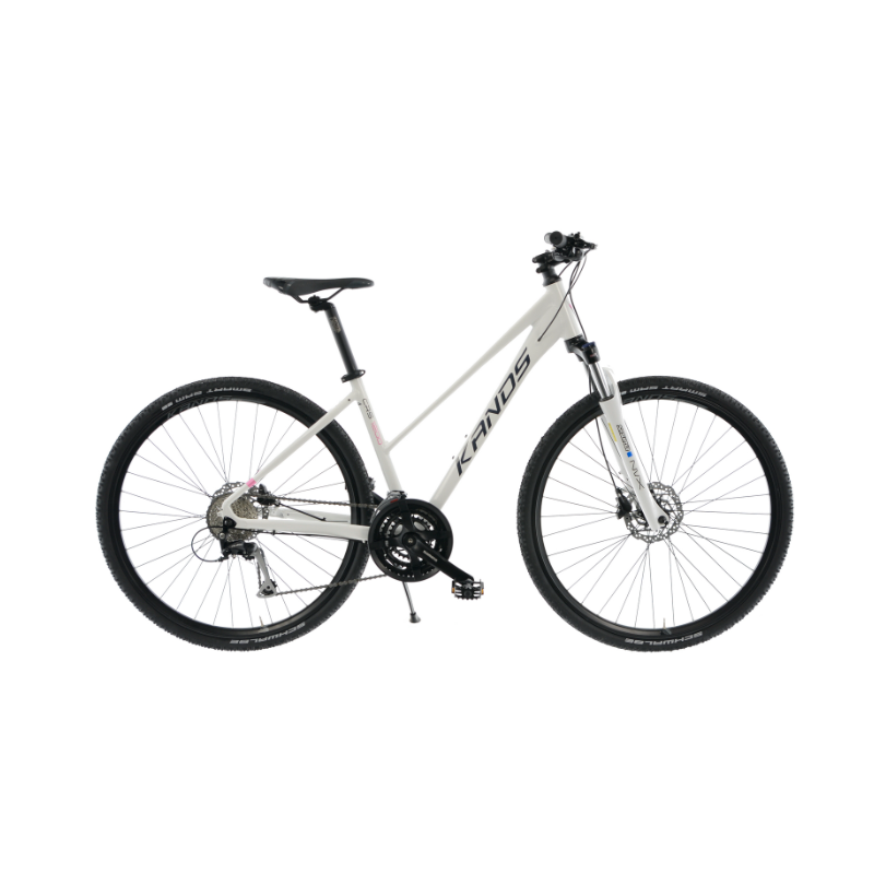 Rower crossowy KANDS CRS 1200 AM biały / różowy połysk 2024