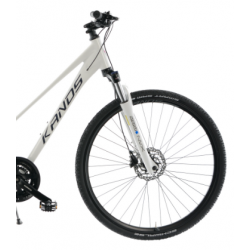 Rower crossowy KANDS CRS 1200 AM biały / różowy połysk 2024