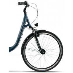 Rower miejski KANDS 28 SOPRANO 7BN granatowy 2022