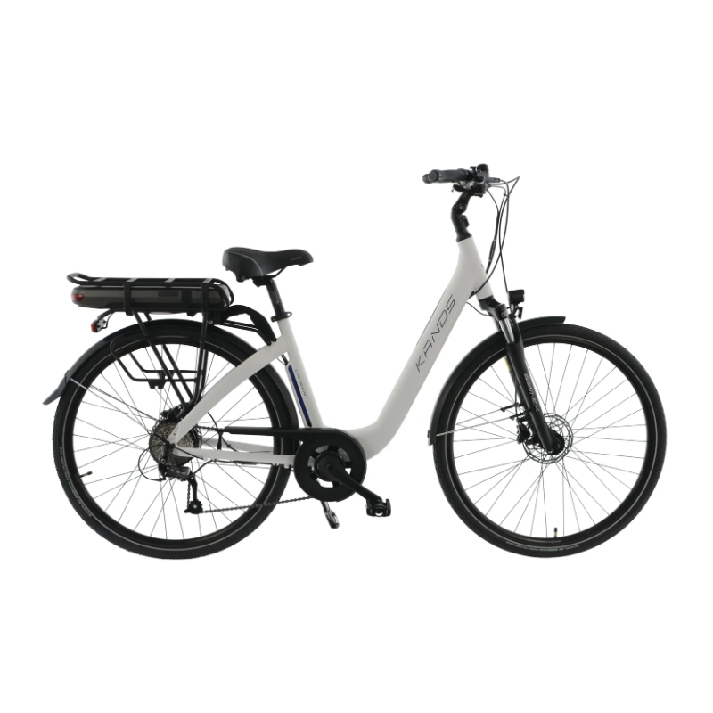 Rower elektryczny KANDS 28" LA RIVA biały mat 2024