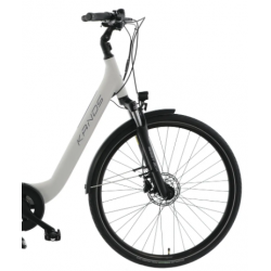 Rower elektryczny KANDS 28" LA RIVA biały mat 2024