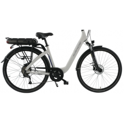 Rower elektryczny KANDS 28 LA RIVA (SAMSUNG 14Ah) biały mat 2024