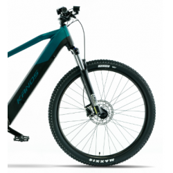 Rower elektryczny KANDS 29 HOLK CUES (547,5Wh) czarny / turkusowy mat 2024