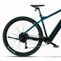 Rower elektryczny KANDS 29 HOLK CUES (547,5Wh) czarny / turkusowy mat 2024