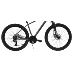 Rower górski KANDS 26" BROSWAY grafitowo / czerwony mat 2023