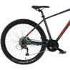 Rower górski KANDS 27,5″ COMP-ER grafitowy / czerwony mat 2024